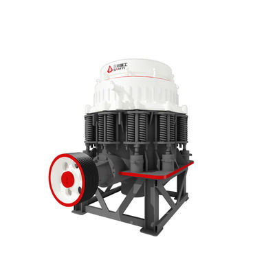 315KW tahan lama Cast Steel Cone Crusher Dengan Kontrol Pengeluaran Otomatis