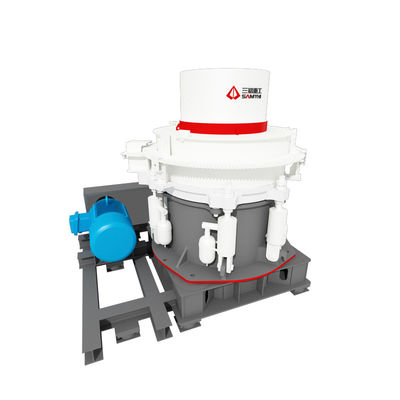 Mesin penghancur kerucut kecil 250KW dengan sistem hidrolik terintegrasi