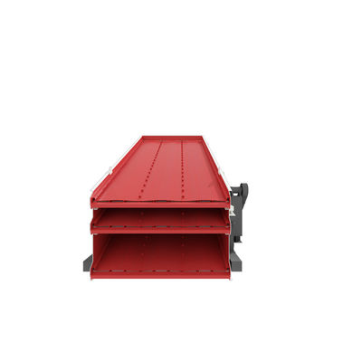 Karbon Steel 400TPH Vibrating Screen Dengan 2 Lapisan dan Ukuran Layar Suface 2400*7000mm Ideal untuk Mesin Screening