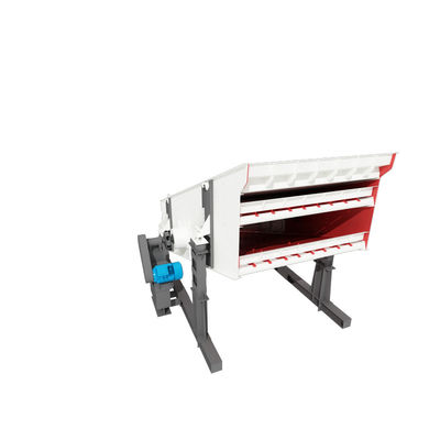 Dua Lapisan Lingkaran Vibrating Screen Dengan Besar Exciting Force Sertifikat CE