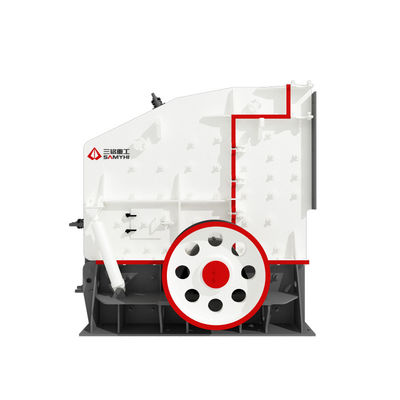 Dual-Chamber Impact Stone Crusher 150-700t/h Untuk Chemical Discharging Granularity 0-80 mm dan Spindle material 40Cr