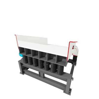 Stabil Single Shaft Vibrating Feeder Machine 15KW Dengan Umur Pelayanan yang Panjang