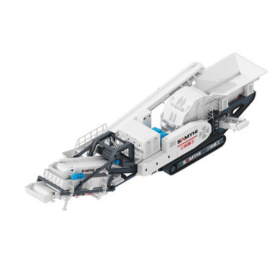 Portable Crawler Mobile Crusher 100-200 t/h Untuk Industri Pertambangan